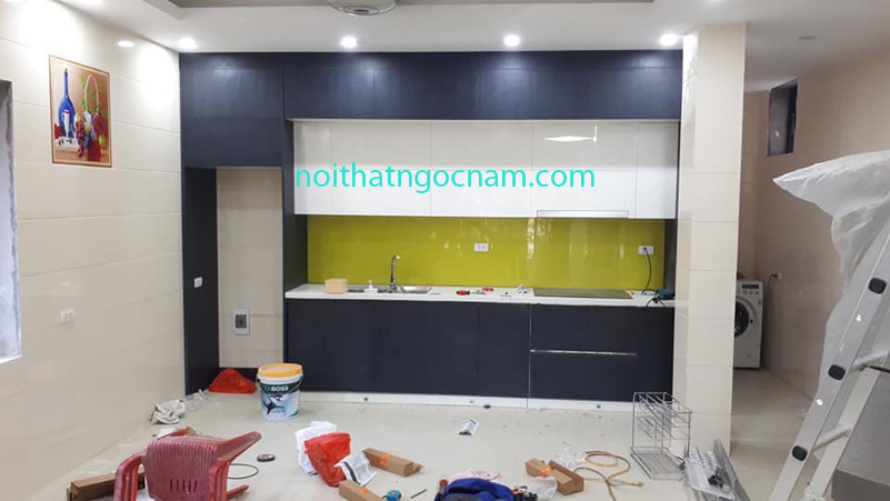 Mẫu tủ bếp chung cư