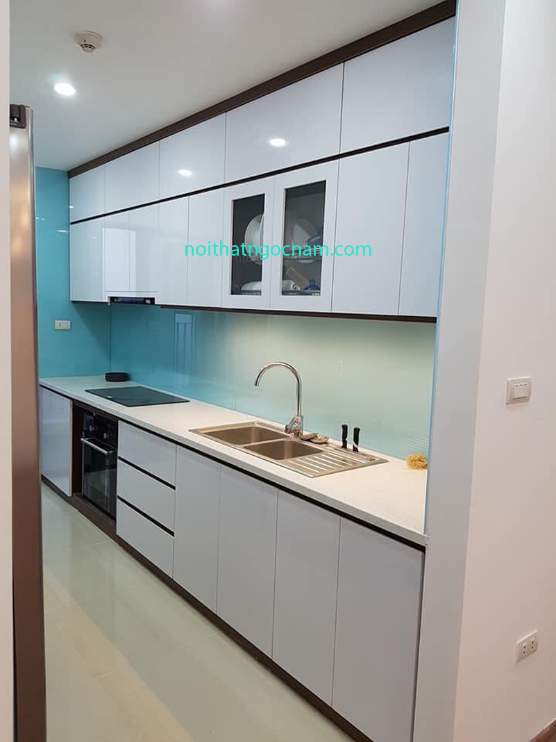 Mẫu tủ bếp chung cư