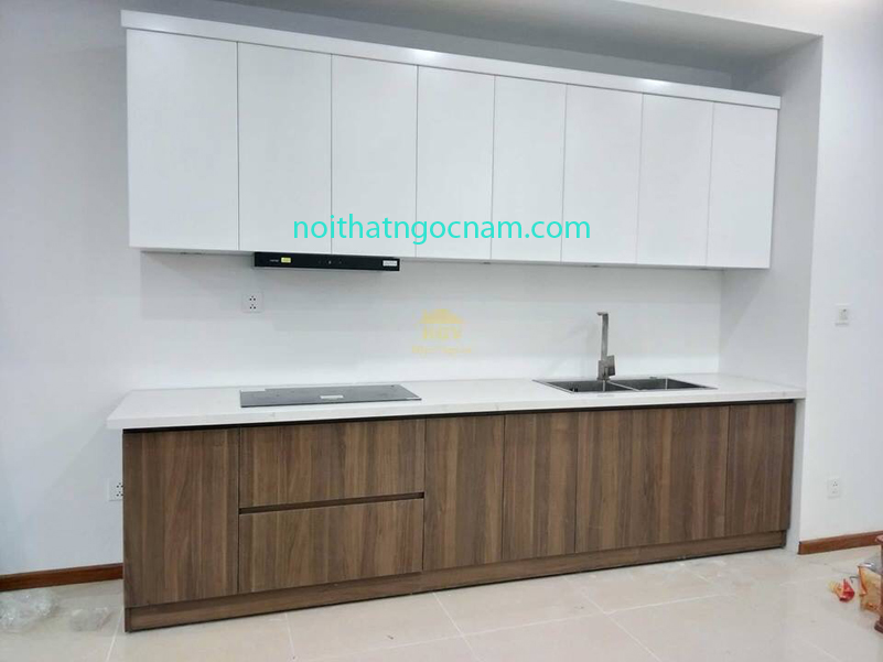 Mẫu tủ bếp chung cư