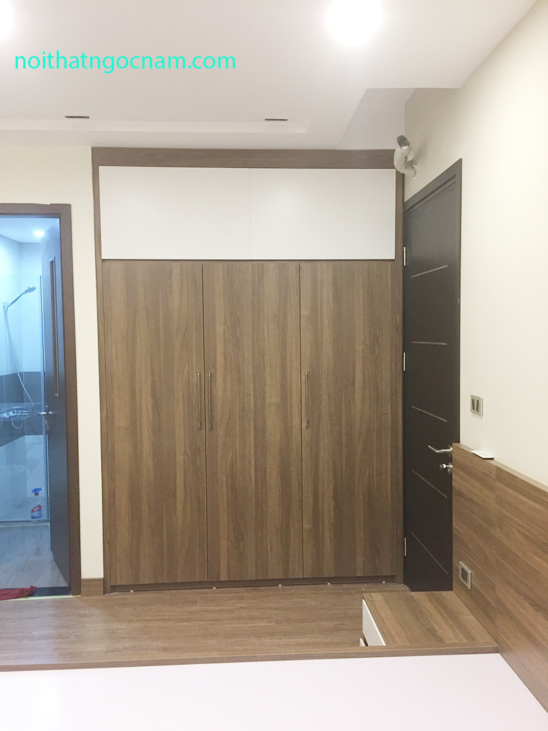 Mẫu tủ quần áo phủ Laminate