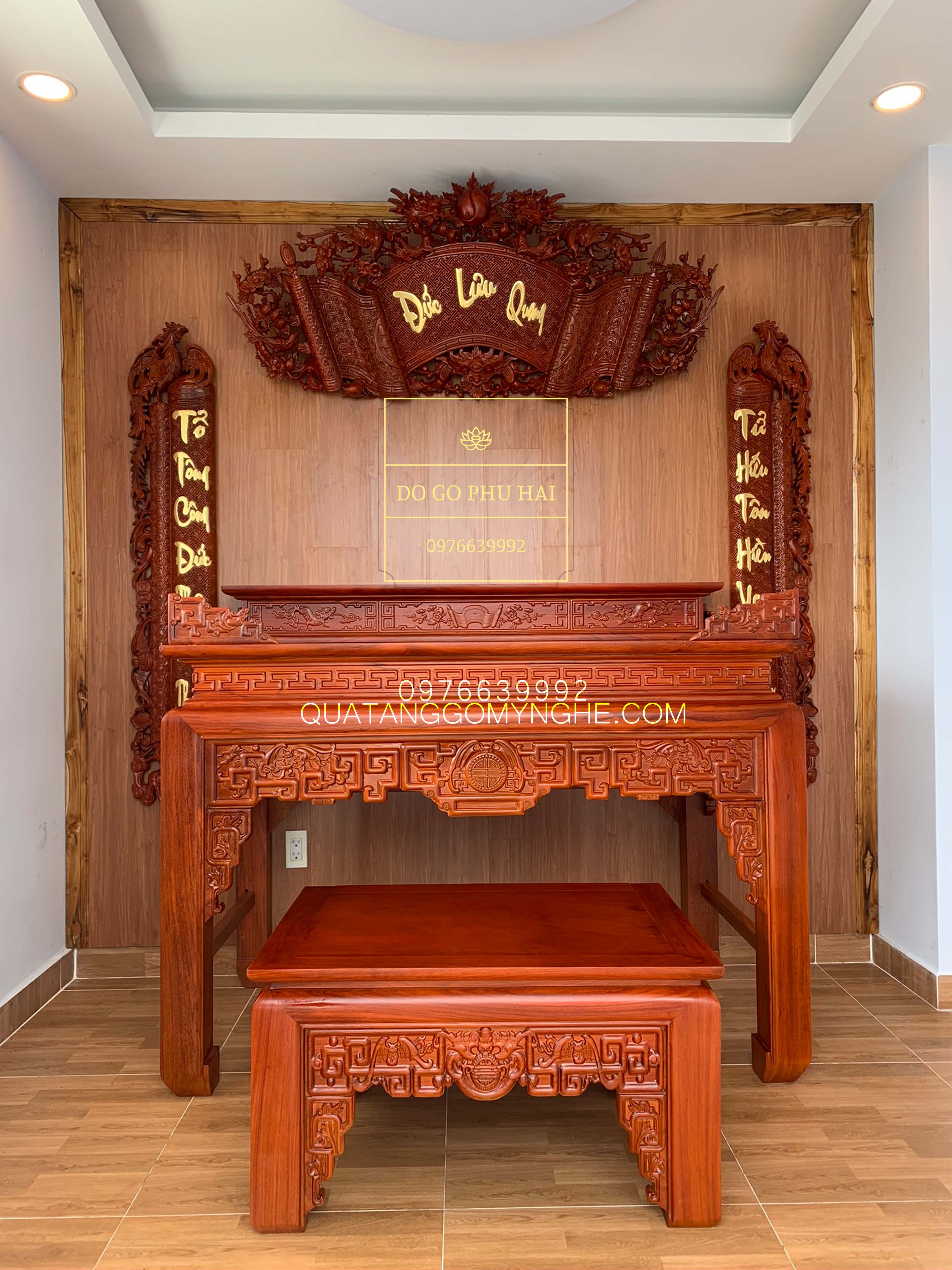 Bàn Thờ Gia Tiên Mẫu Dơi Thọ