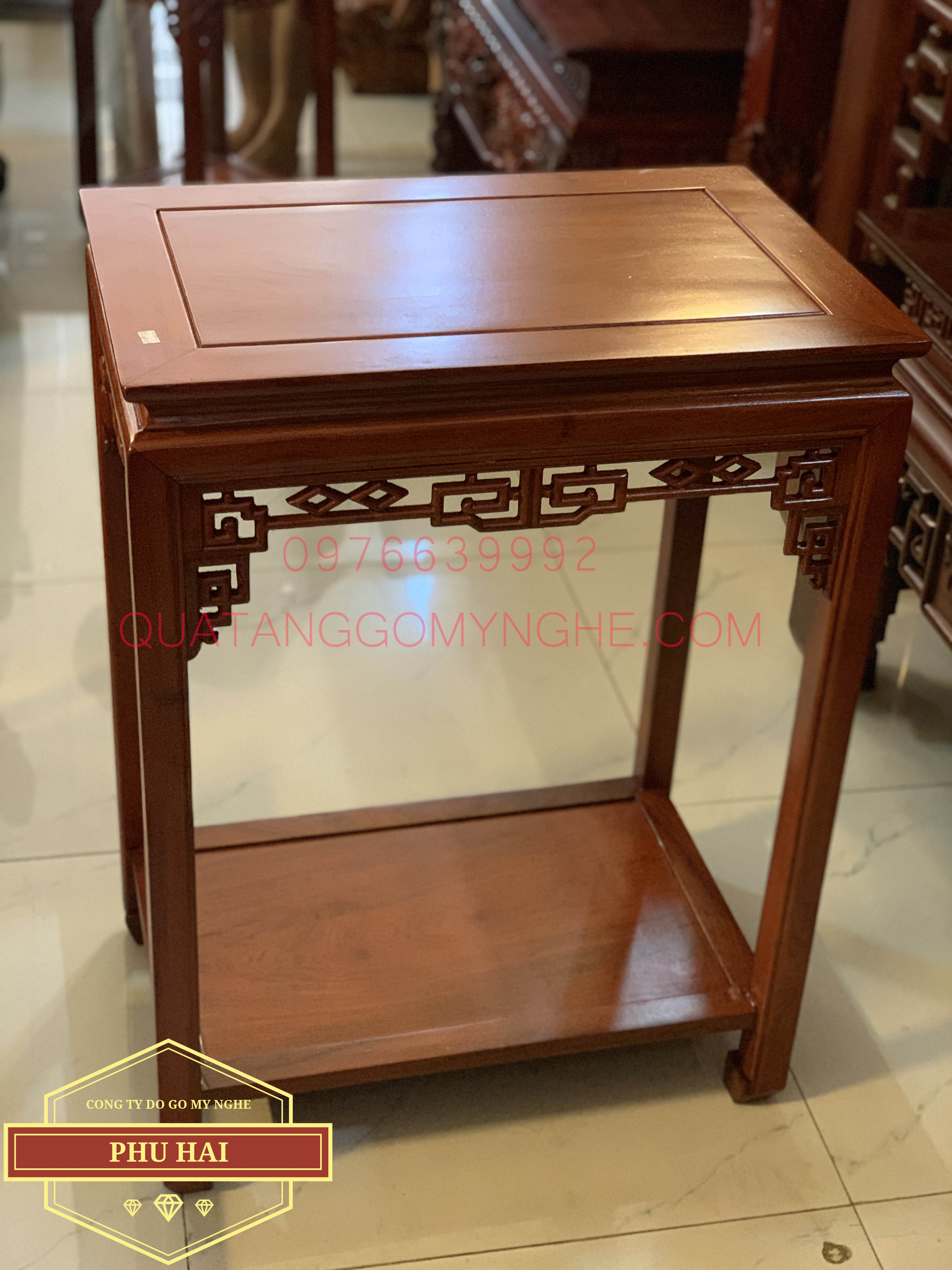 Đôn gỗ hình chữ nhật cao 80 x 40 x 60 - DG20 Đôn gỗ hình chữ nhật cao 80 x 40 x 60 - DG20