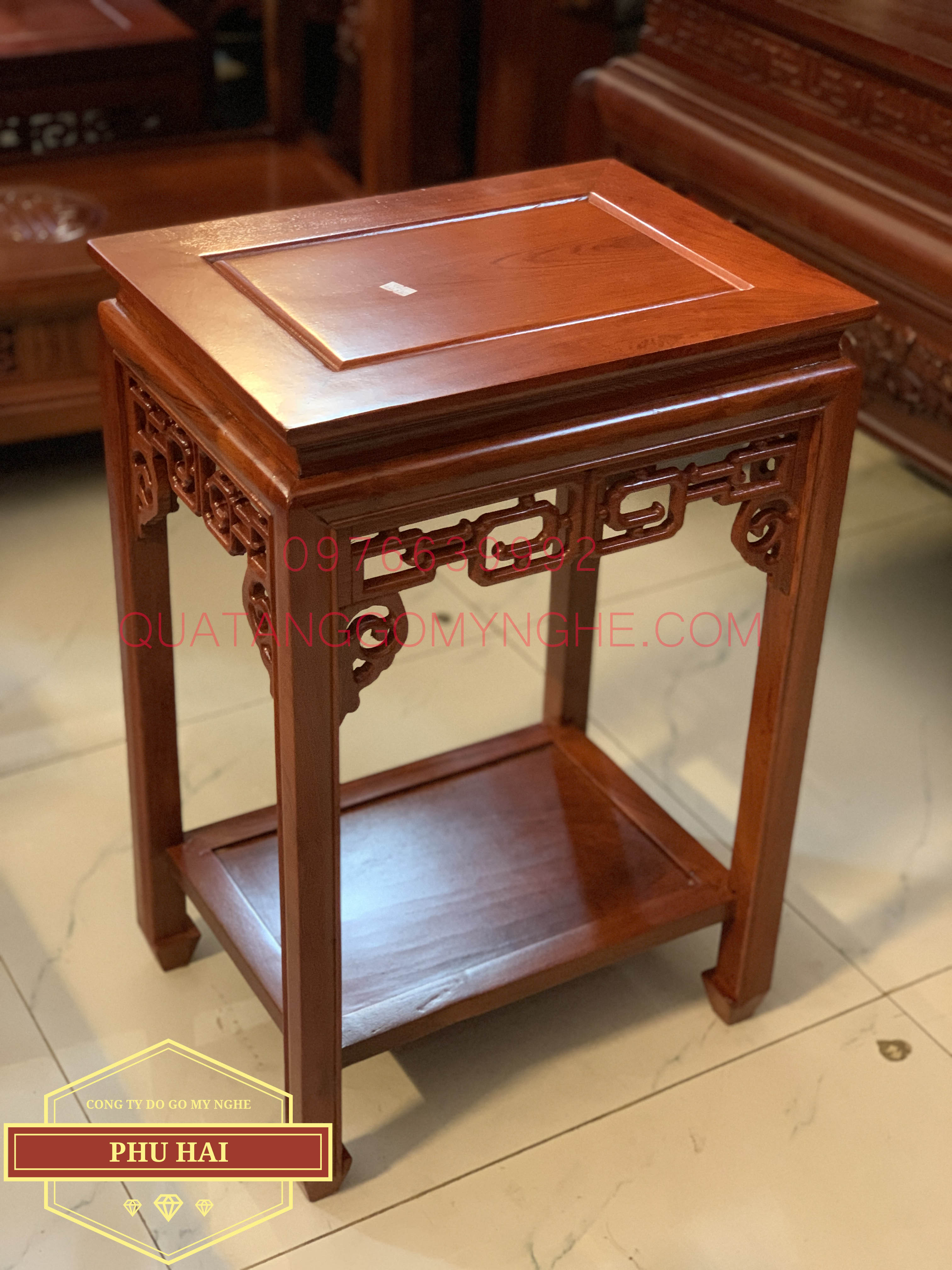Đôn gỗ hình chữ nhật giá rẻ c60-40-30 - DG31 Đôn gỗ hình chữ nhật giá rẻ c60-40-30 - DG31