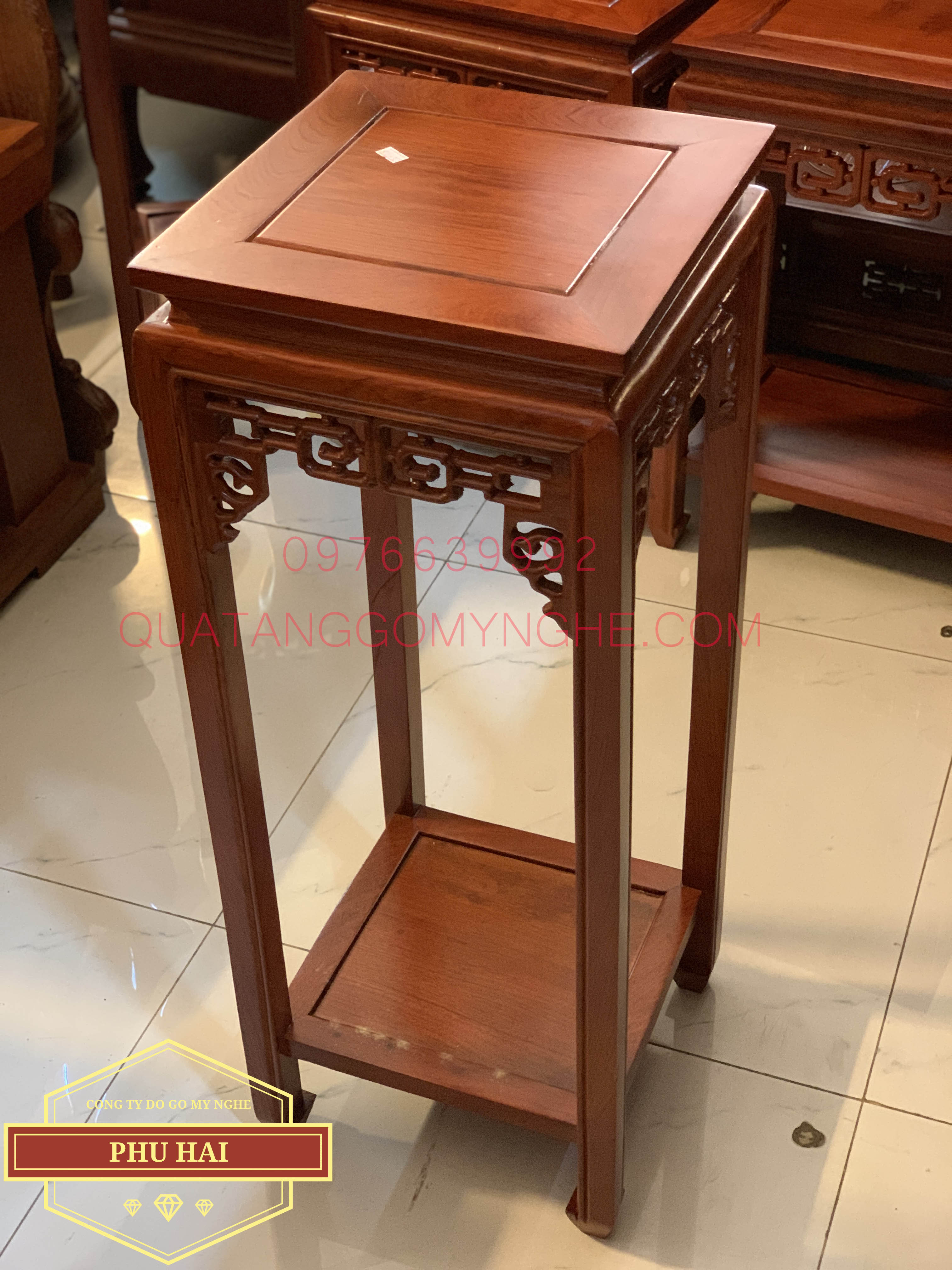 Đôn gỗ vuông giá rẻ c80 x 30 - DG32 Đôn gỗ vuông giá rẻ c80 x 30 - DG32