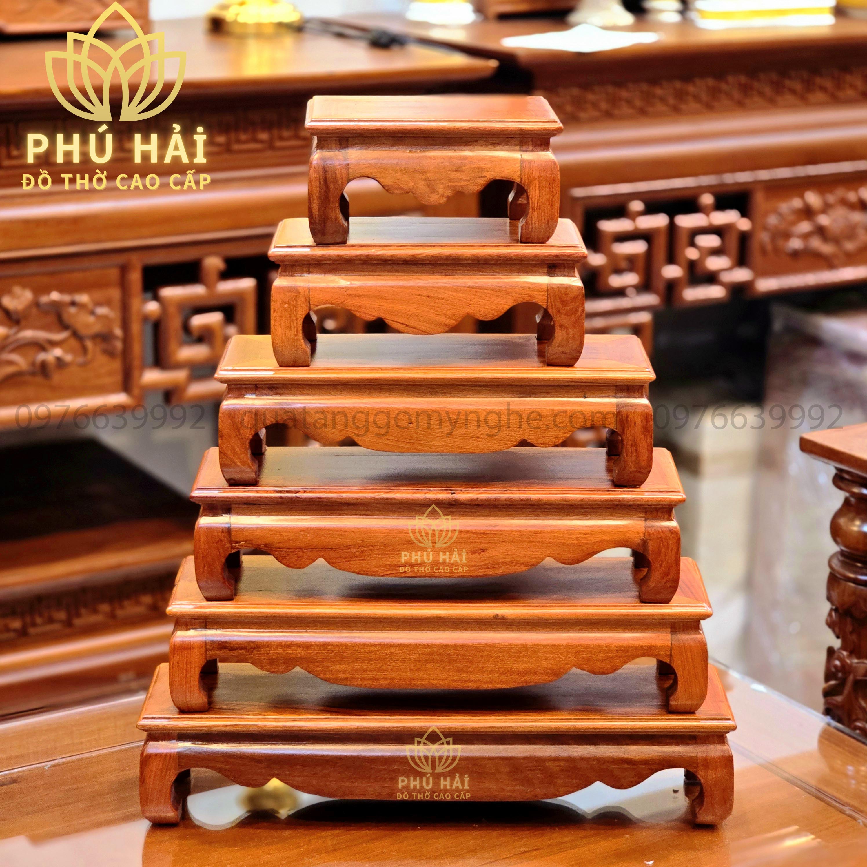 Đế Gỗ Hình Chữ Nhật Kê Khung Ảnh , Đôn Dài Kê tượng đồ phong thủy cao 10 cm Đế Gỗ Hình Chữ Nhật Kê Khung Ảnh , Đôn Dài Kê tượng đồ phong thủy cao 10 cm