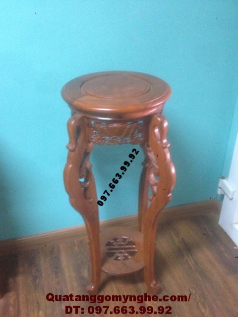 Bán Đôn Gỗ Bày Đồ, Đôn Mặt Tròn DG05 Bán Đôn Gỗ Bày Đồ, Đôn Mặt Tròn DG05