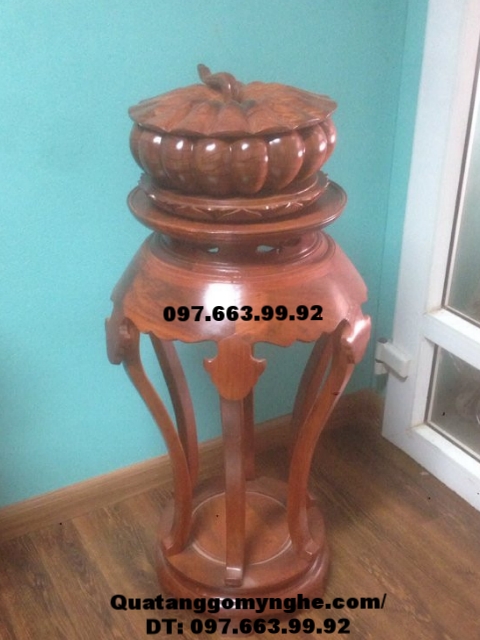 Kệ Gỗ Phòng Khách, Đôn Tròn Gỗ hương DG10 Kệ Gỗ Phòng Khách, Đôn Tròn Gỗ hương DG10