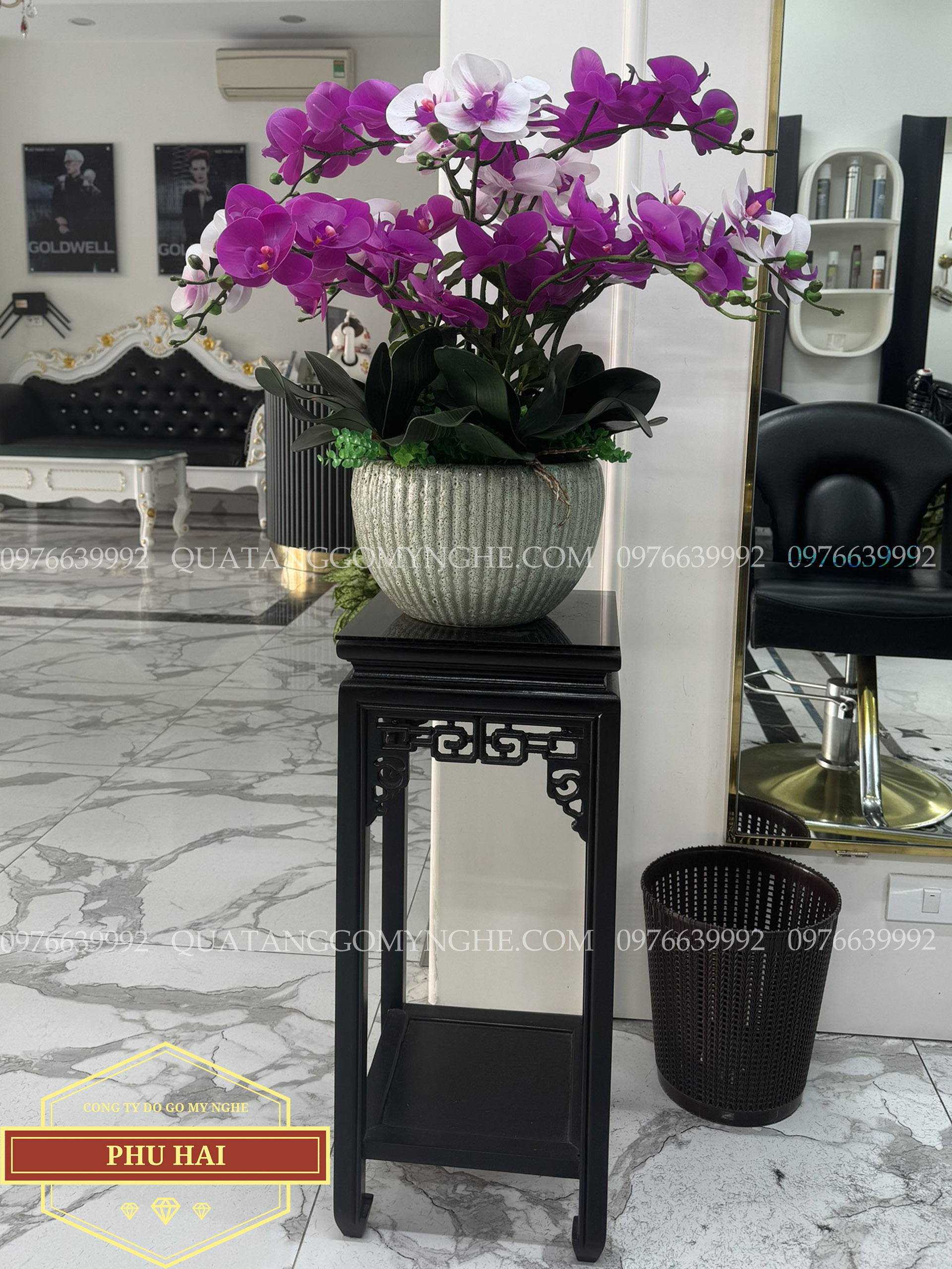Đôn Gỗ Vuông Kê Bình Hoa Cao 80 x 35 cm - DG54 Đôn Gỗ Vuông Kê Bình Hoa Cao 80 x 35 cm - DG54