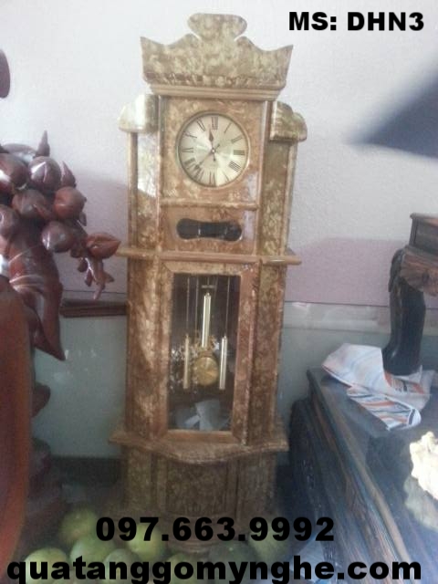 Đồng hồ cây gỗ Nu nghiến, Quà tặng tân gia ý nghĩa DHN3 Đồng hồ cây gỗ Nu nghiến, Quà tặng tân gia ý nghĩa DHN3