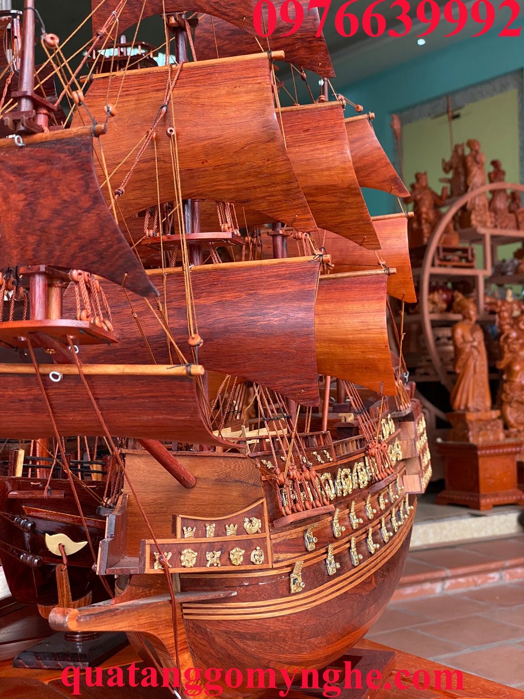 Mô Hình Thuyền Buồm Gỗ Mô Hình Thuyền Buồm Gỗ