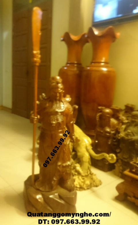 Tượng Gỗ Quan Vân Trường Mẫu Đẹp Nhất TG13 Tượng Gỗ Quan Vân Trường Mẫu Đẹp Nhất TG13