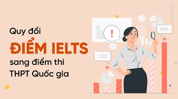 Bảng điểm IELTS hiện có thể quy đổi ra điểm tiếng Anh trong kì thi THPT Quốc gia