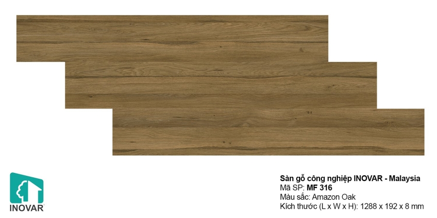 Sàn gỗ Inovar 8mm