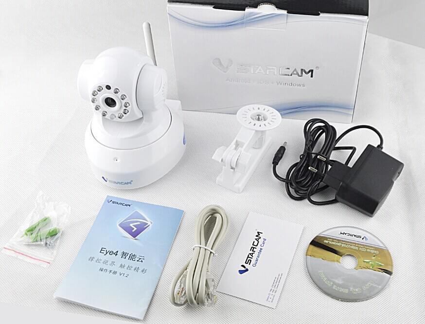  Camera IP Wifi giám sát từ xa trực tiếp trên điện thoại Smartphone.  Vstarcam-c7837wip-4