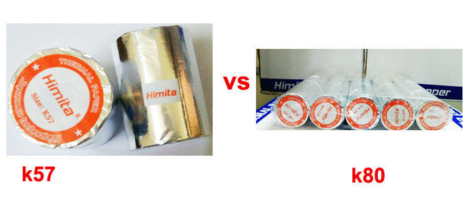 So sánh giấy in nhiệt k57 và giấy in nhiệt k80 So sánh giấy in nhiệt k57 và giấy in nhiệt k80