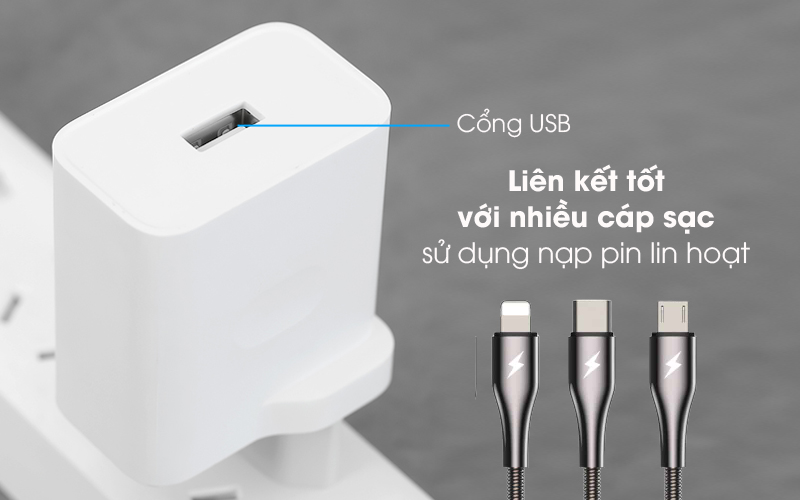 Adapter Sạc Nhanh OPPO 18W - Cáp USB-C 1M