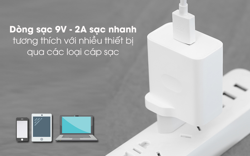 Adapter Sạc Nhanh 18W Cho Oppo A91 - Chính Hãng