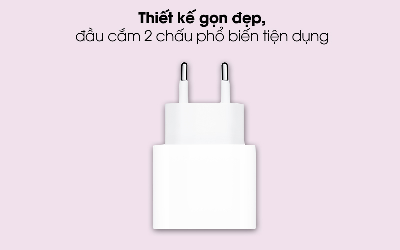 Bộ Sạc Nhanh Apple 20W Type-C Chuẩn PD Cho iPhone 12 Pro Max - Chính Hãng