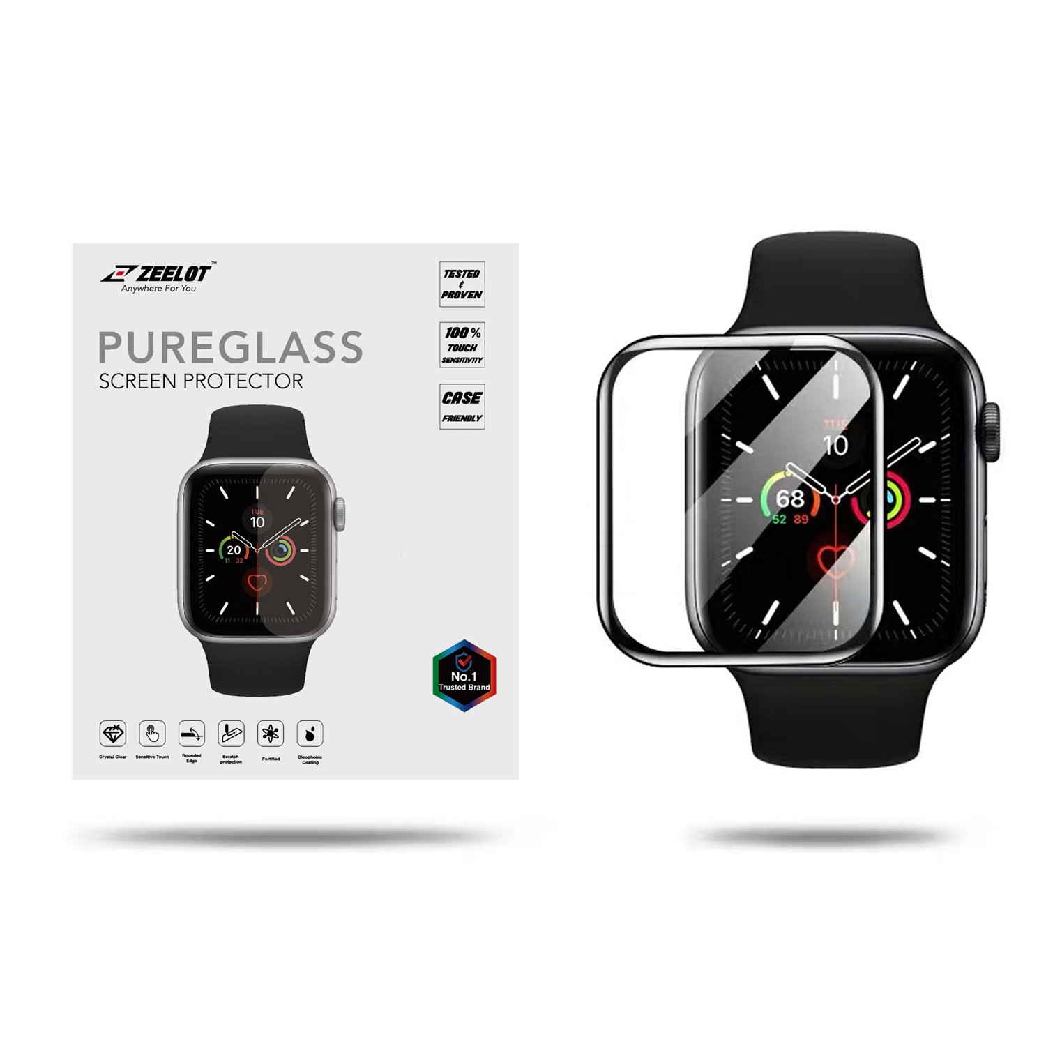 Cường Lực Zeelot Apple Watch 44mm - Hàng Chính Hãng