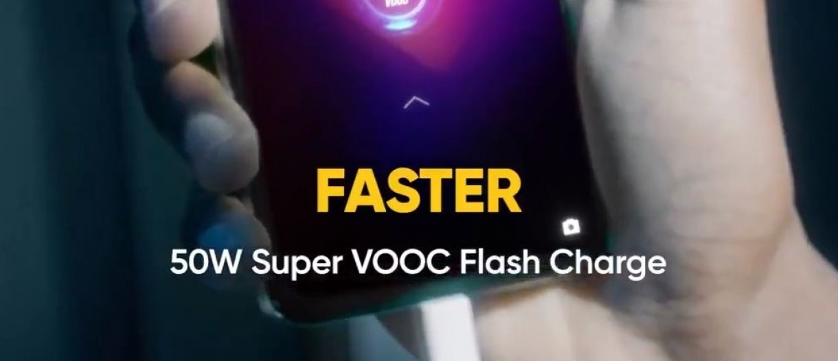 Bộ Sạc Cáp SuperVOOC Oppo Reno5 50W - Cáp SuperVOOC Type-C (Chân Vàng)