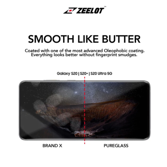 Cường lực Zeelot UV LOCA Samsung S20Ultra - Chính Hãng