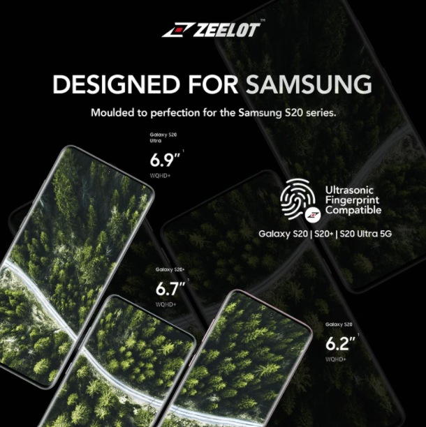 Cường lực Zeelot UV LOCA Samsung S20Ultra - Chính Hãng