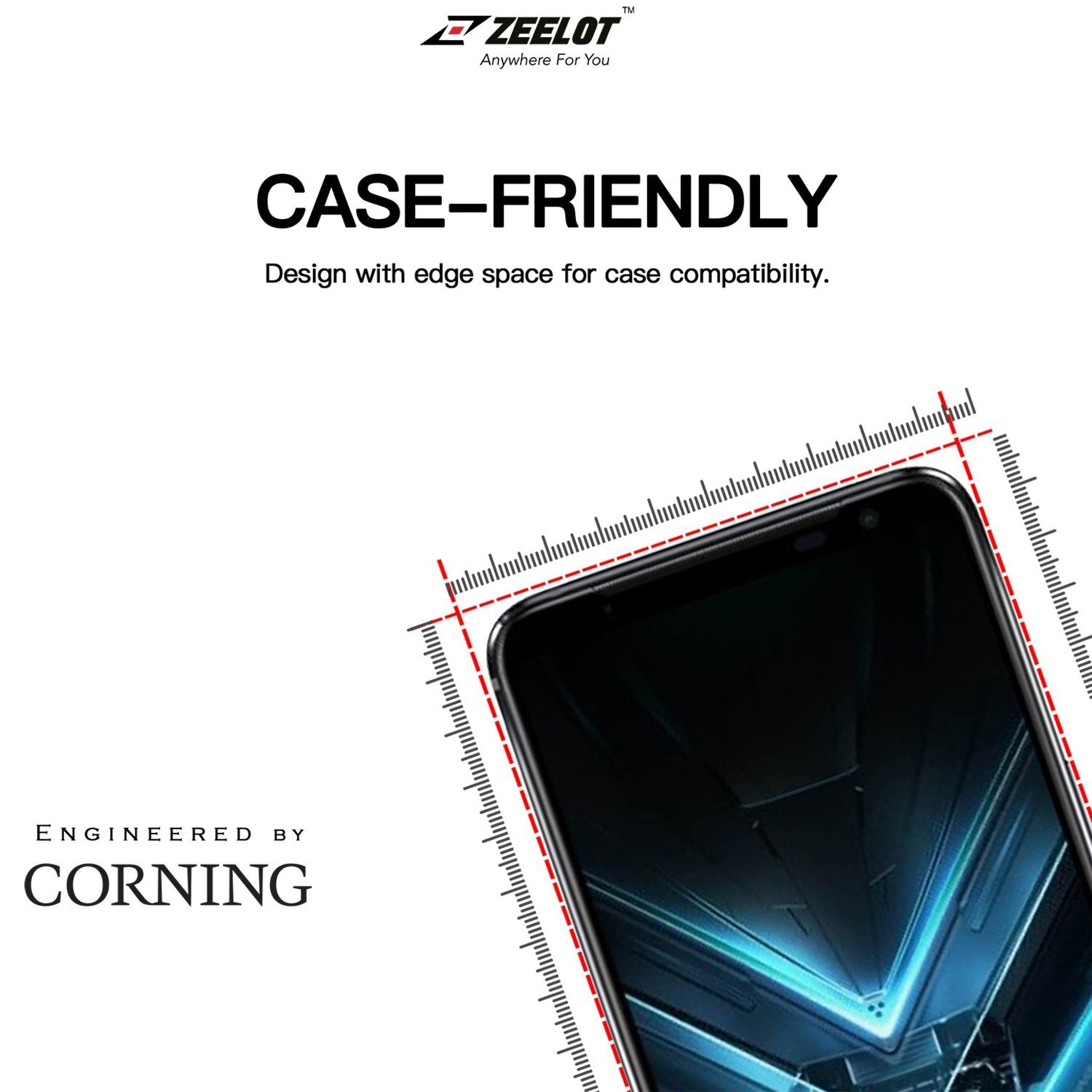 Cường Lực Zeelot PureGlass 2.5D Cho Asus ROG Phone 2/3 - Hàng Chính Hãng