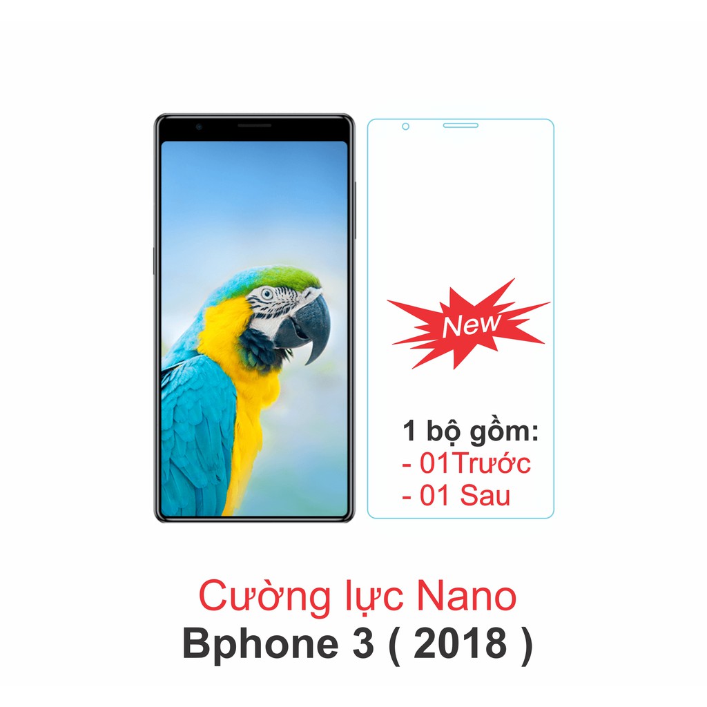 Dán Cường Lực BPhone 3 - Bphone 3 Pro (2018) - Bkav Mới 100%