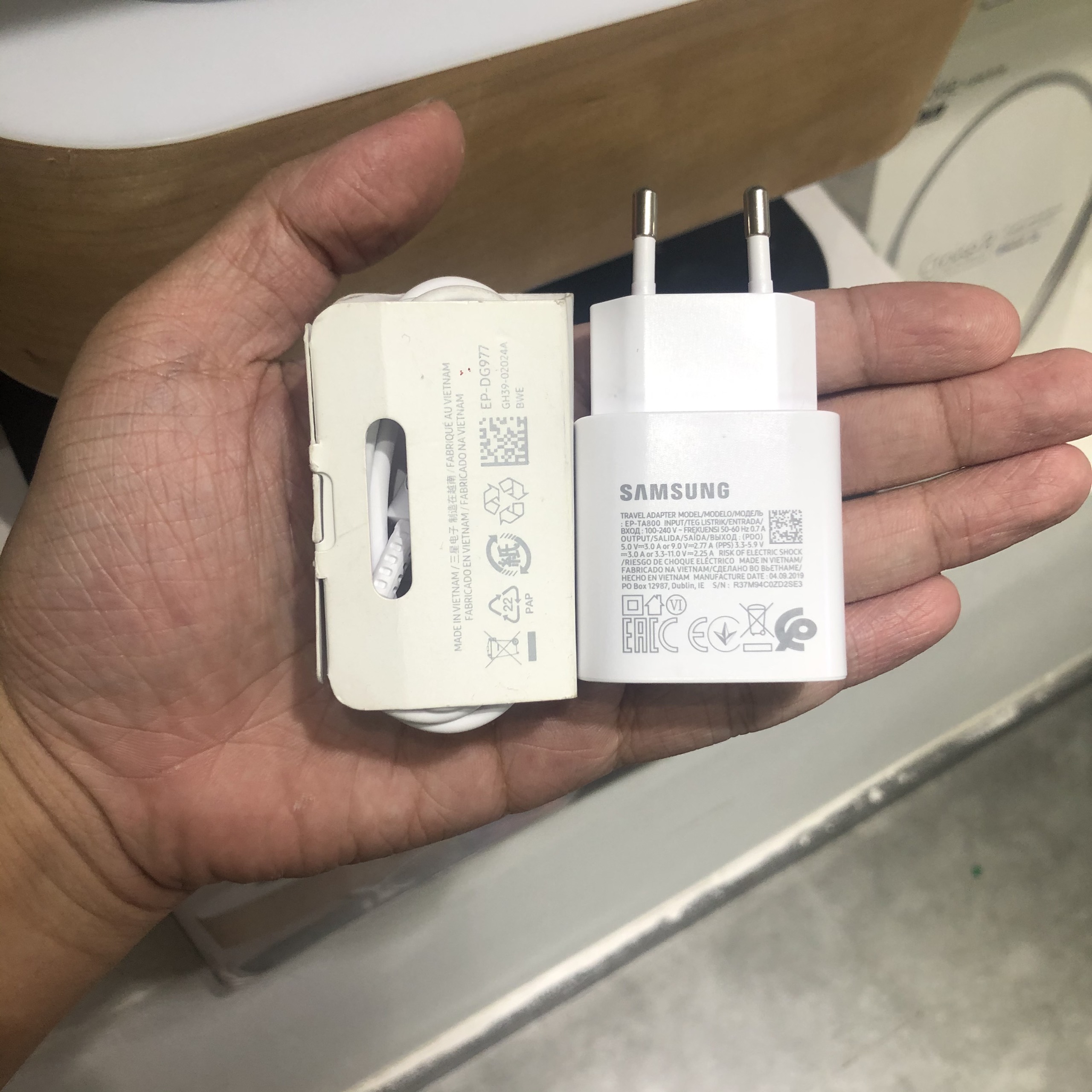 Bộ Sạc Nhanh Samsung Galaxy S20/S20 Plus  25W - Chuẩn PD - Hàng Chính Hãng