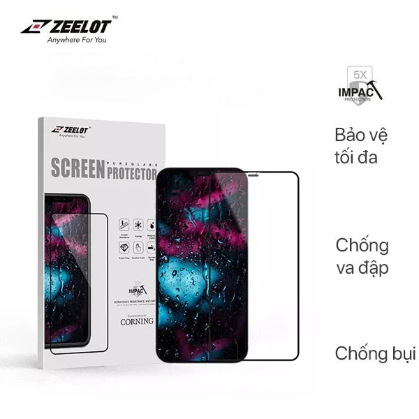 Kính Cường Lực Zeelot Cho iPhone 12 Pro Max (6.7