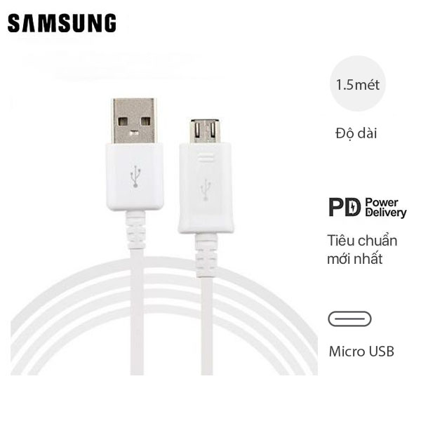 Cáp sạc Samsung Micro USB dài 1.2m hỗ trợ sạc nhanh