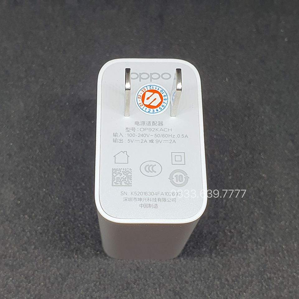 Adapter Sạc Nhanh 18W Cho Oppo A91 - Chính Hãng