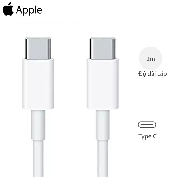 Cáp sạc 2 đầu Type-C chính hãng Apple