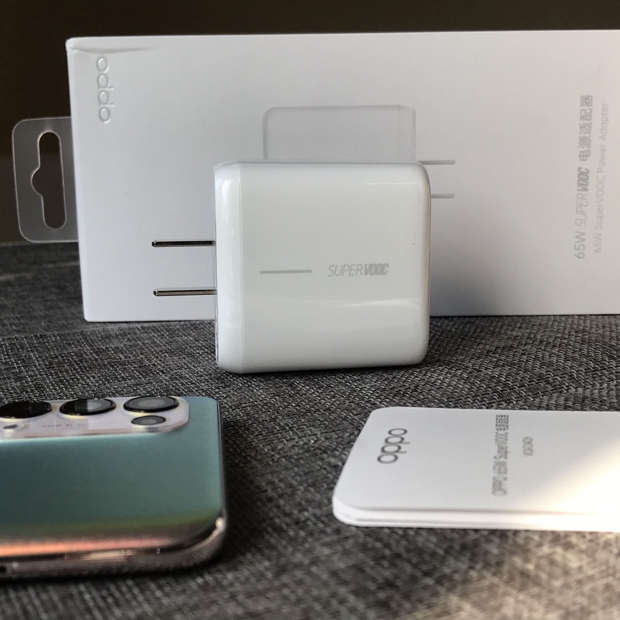 Bộ Sạc Nhanh OPPO Reno ACE Super VOOC 2.0 65W - Cáp USB-C Chính Hãng