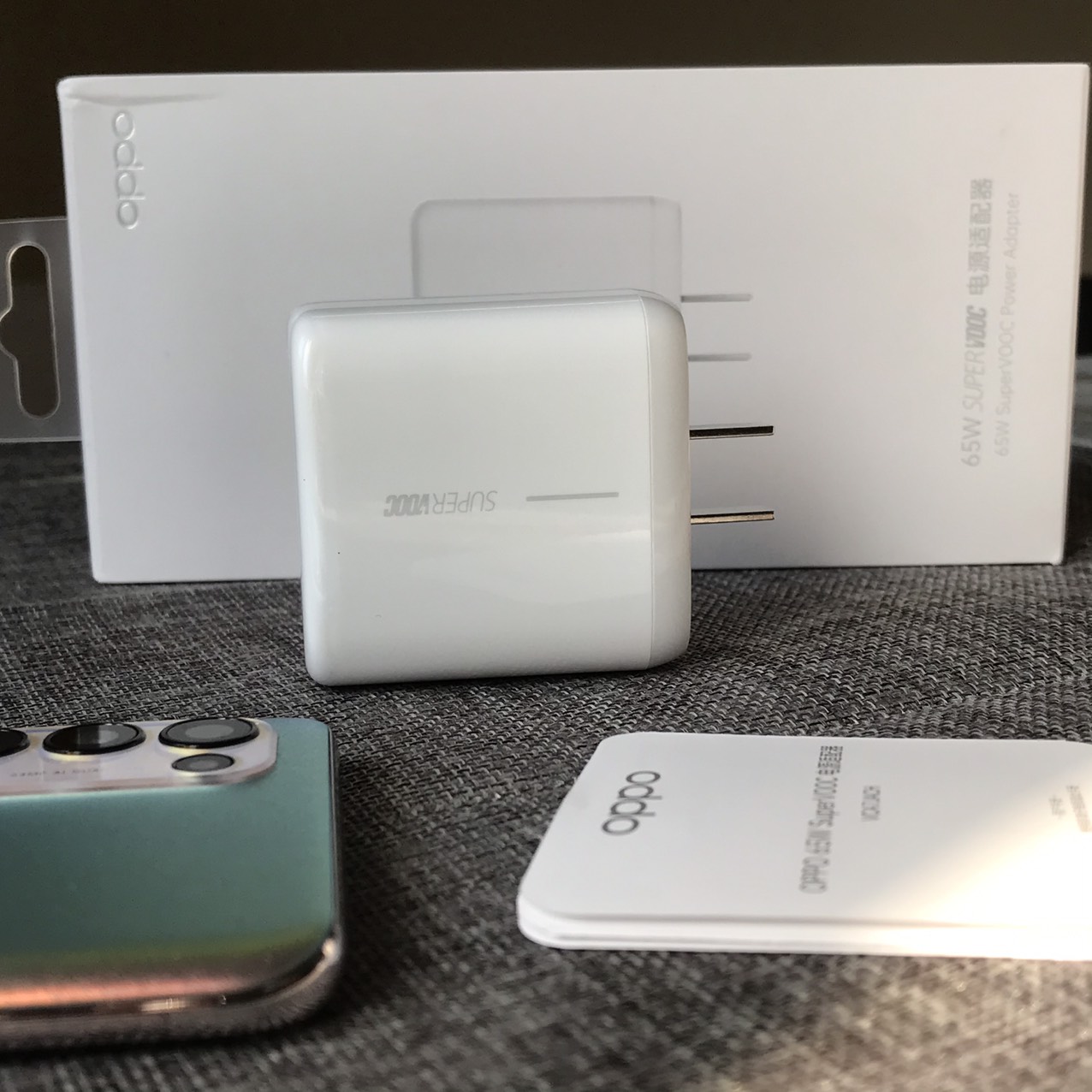 Bộ Sạc Nhanh OPPO Reno ACE Super VOOC 2.0 65W - Cáp USB-C Chính Hãng