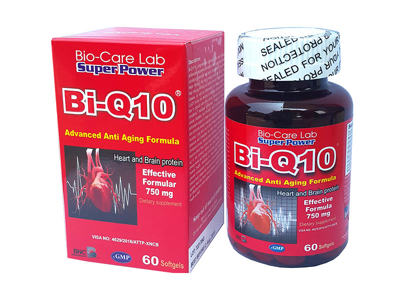 TPCN: Bi-Q10 60 Capsules - Heart Replacement, Stabilized Blood Pressure