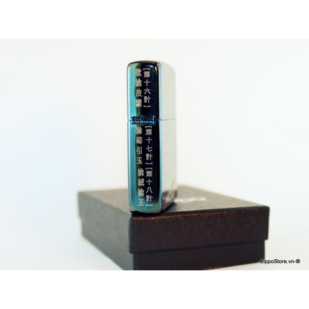 Zippo Khắc Năm Mặt Tam Thập Lục Kế quà tặng người thân