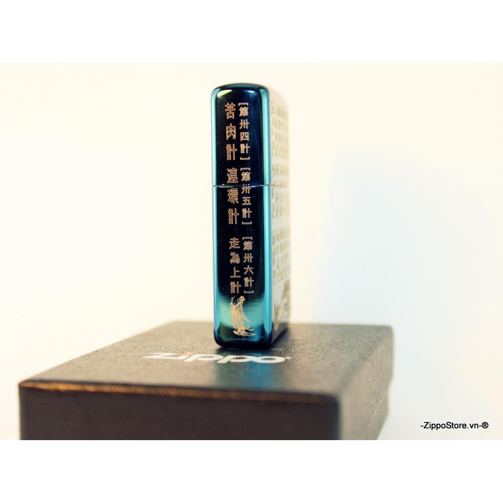 Zippo Khắc Năm Mặt Tam Thập Lục Kế quà tặng bạn bè