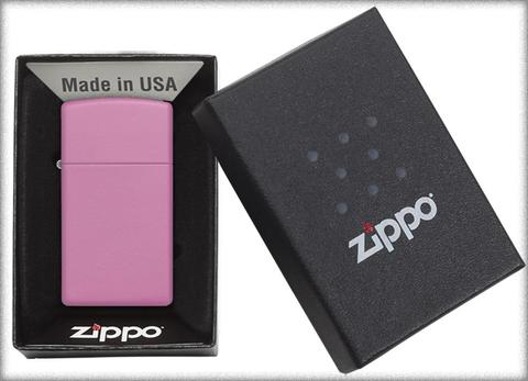 Zippo Slim® Pink Matte 1638 độc đáo
