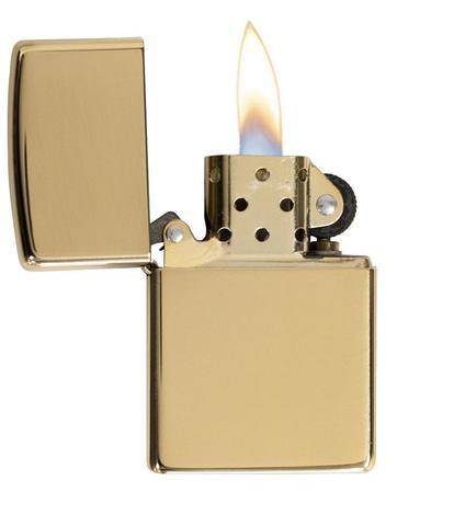 Zippo Armor High Polished Brass cao cấp xách tay chính hãng