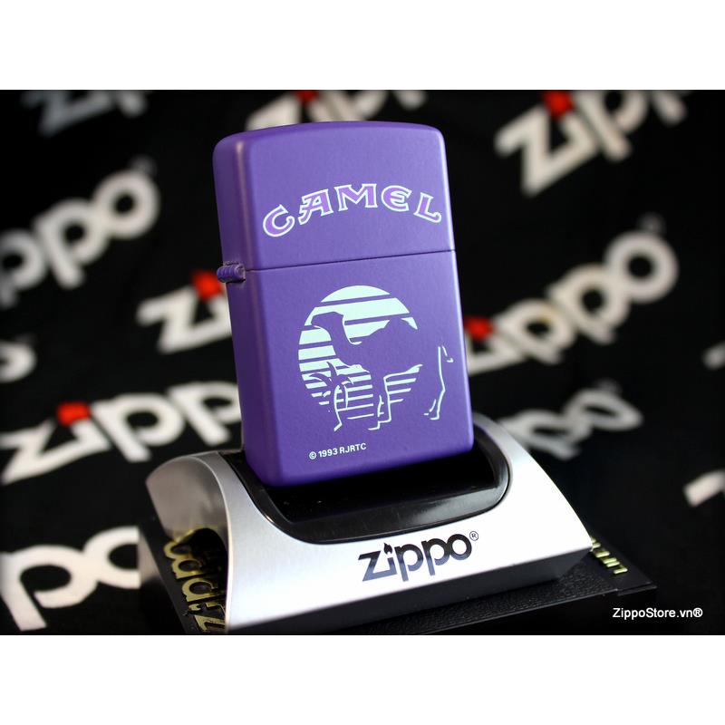 Zippo La Mã Camel Purple Matte 1994  cao cấp chất lượng uy tín giá rẻ