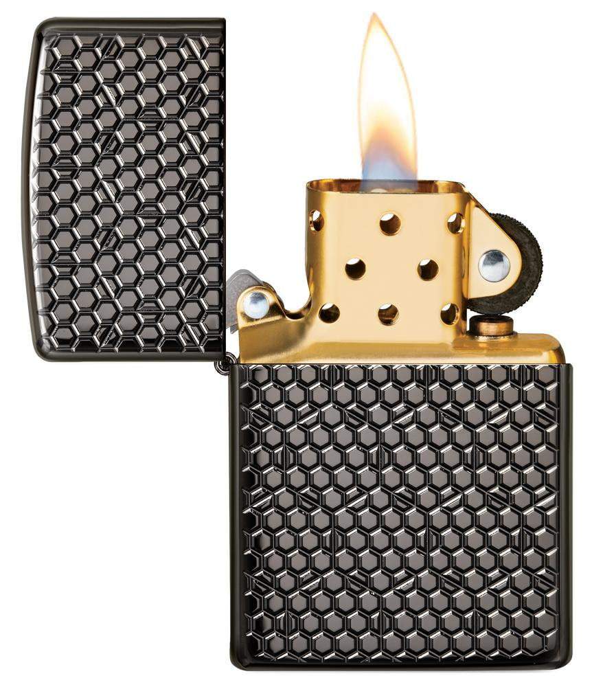 Zippo Hexagon Design 49021