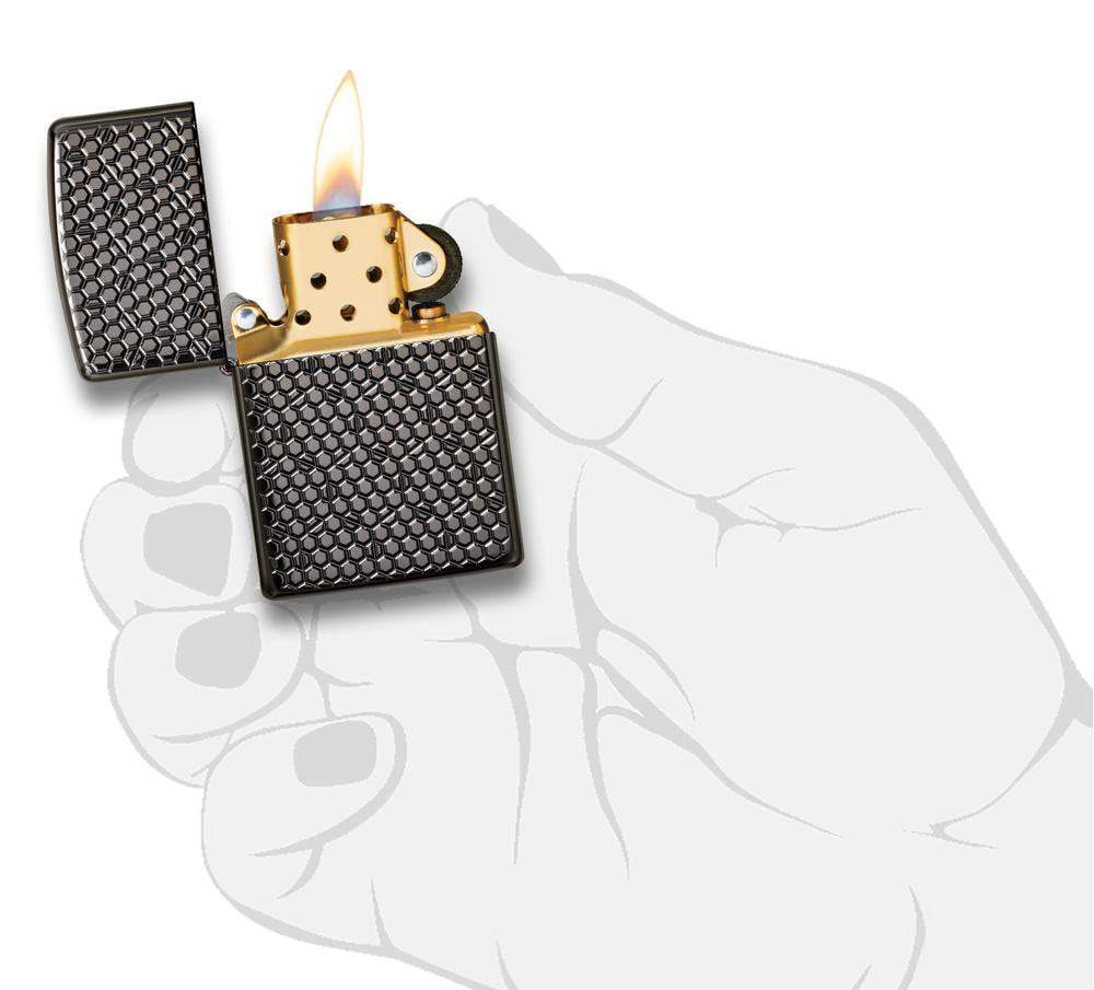 Zippo Hexagon Design 49021