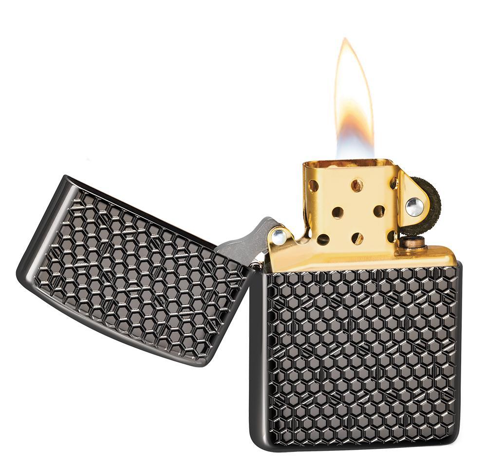 Zippo Hexagon Design 49021