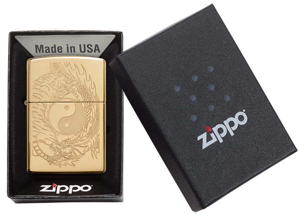 Zippo Tiger and Dragon Design 49024