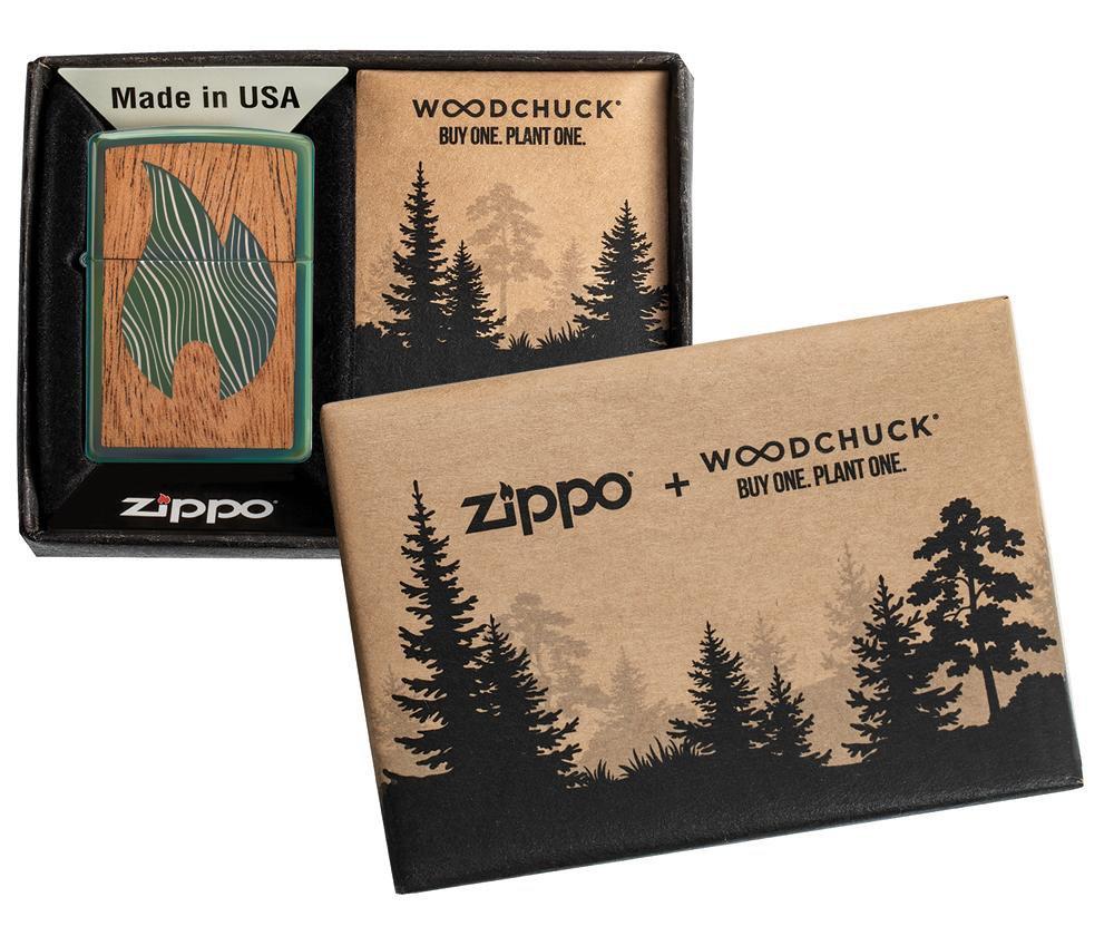 Zippo WOODCHUCK USA Flame 49057