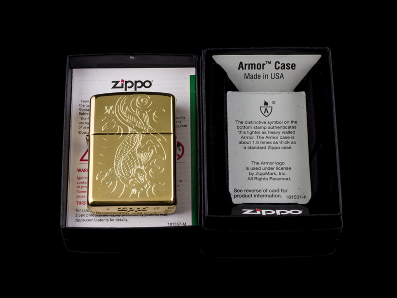 Zippo Japan - Zippo Khắc Cá Koi Nhật uy tín cao cấp