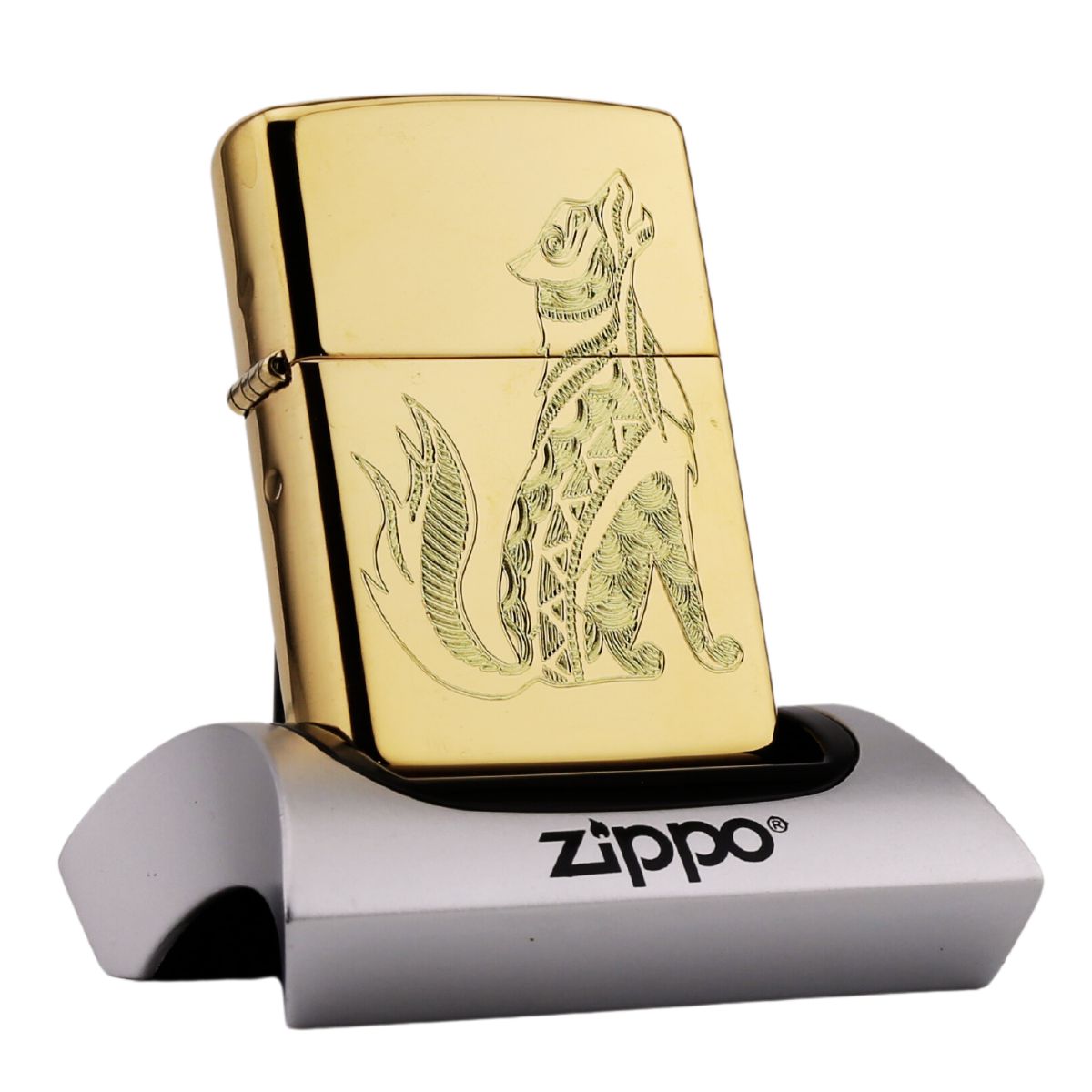 Zippo Khắc Cao Cấp Tuổi Tuất sang trọng