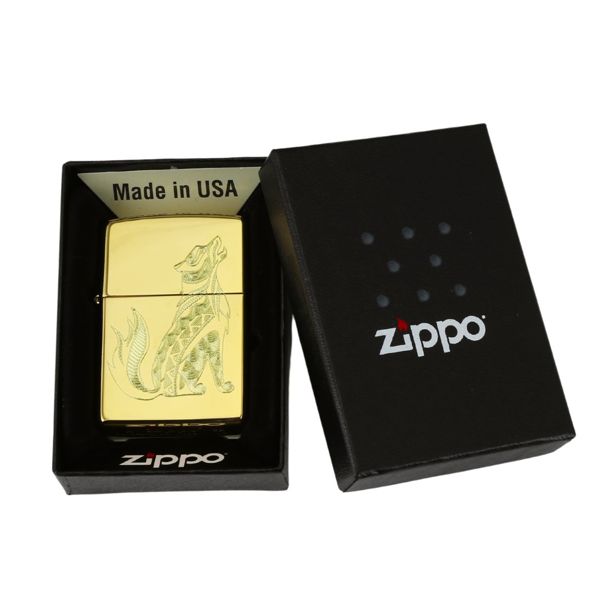 Zippo Khắc Cao Cấp Tuổi Tuất dog