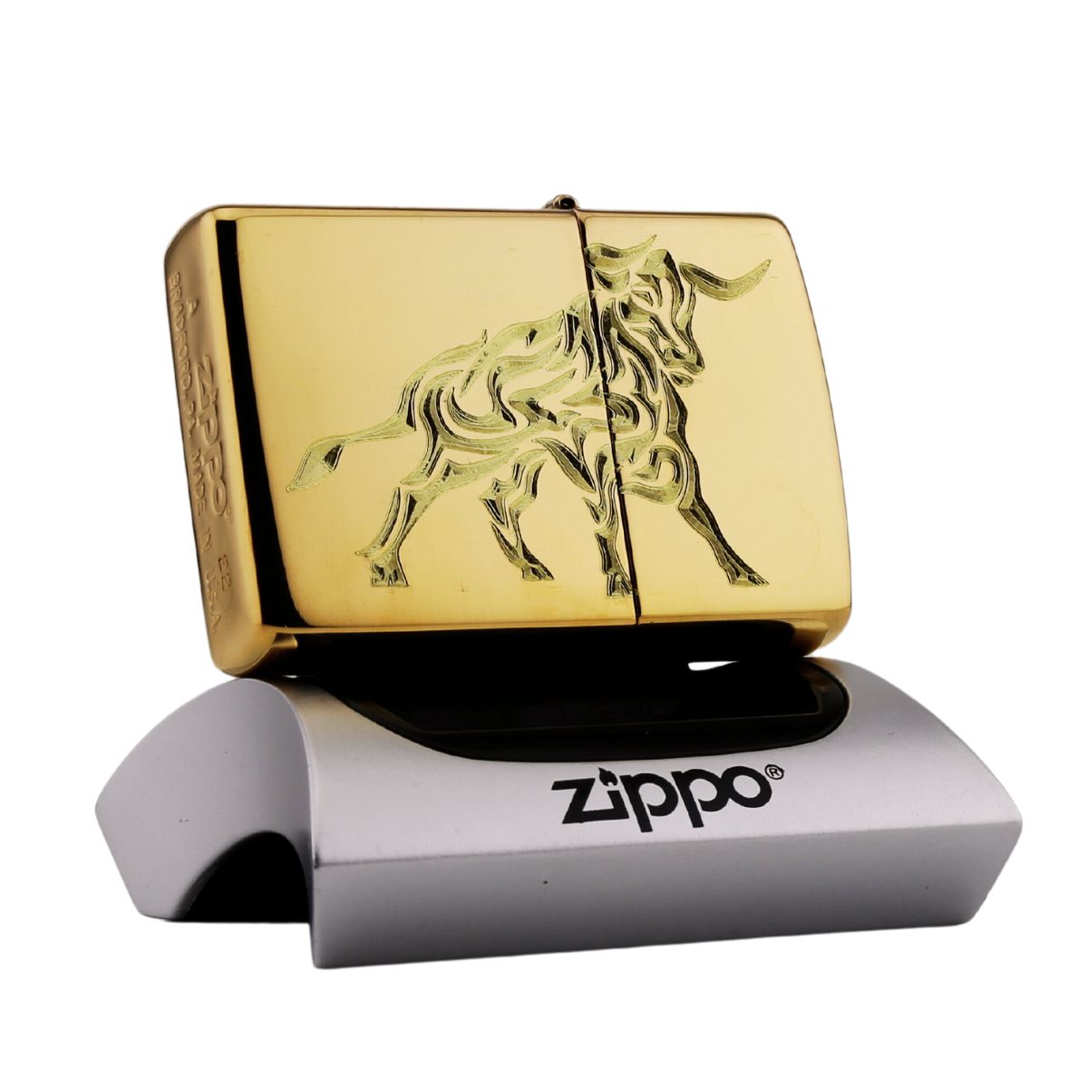 Zippo Khắc Cao Cấp Tuổi Sửu đặc biệt